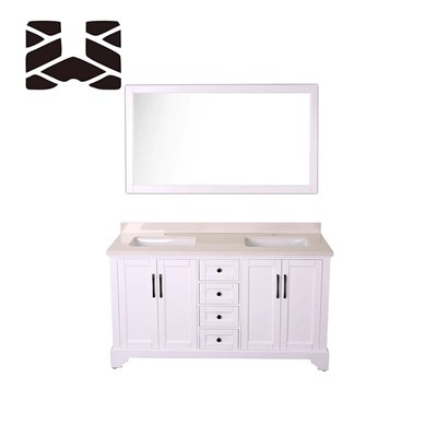 Kesombongan Kamar Mandi Kayu Solid 59 Inci